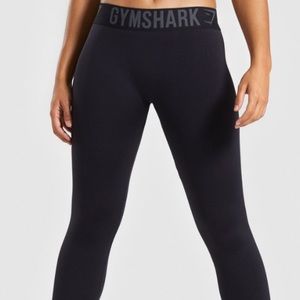 GYMSHARK BLACK FLEX LEGGING S